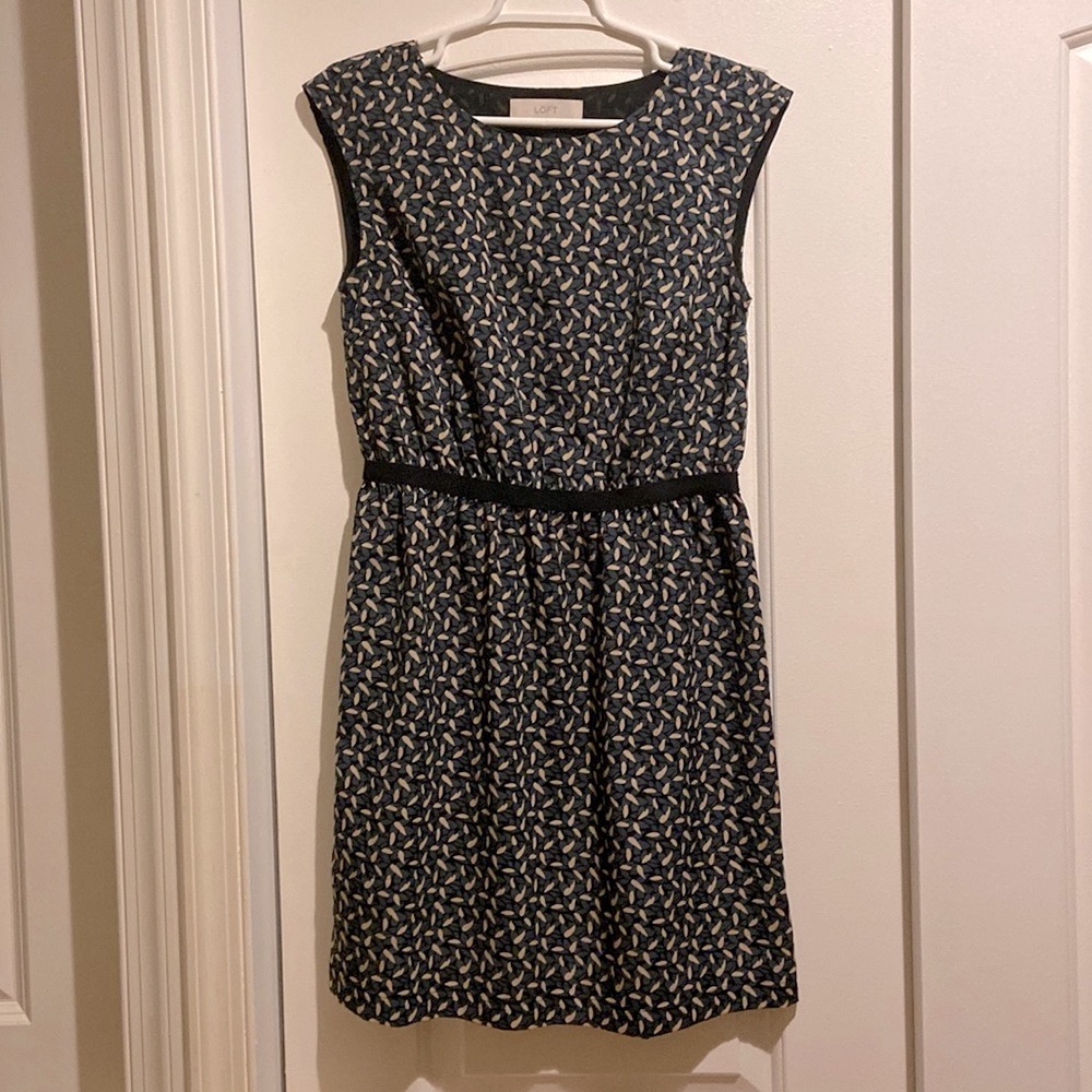Loft capped sleeve dress